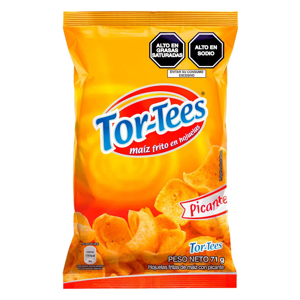 Tortees Picante Bolsa Mediana (71 gr)