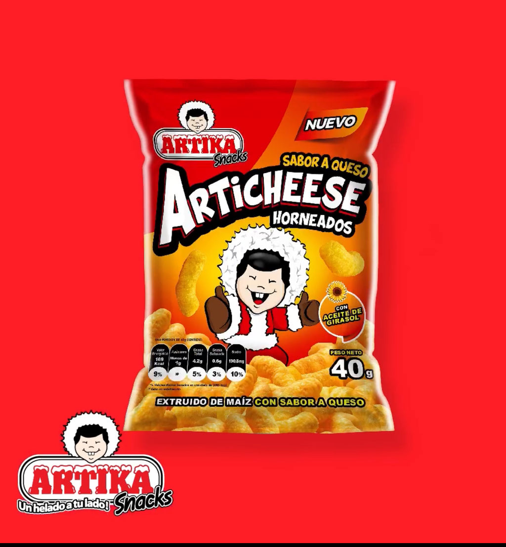 Chizitos ArtiCheese de Artika Horneados Perú Bolsa personal (40g)