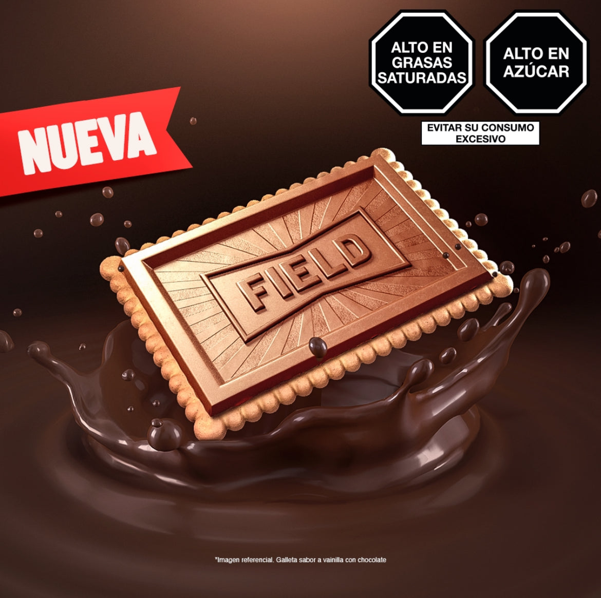 Field Choco Vainilla 6-packs de 2 (Chocolate con leche y Galleta de vainilla)