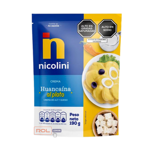 Nícolini Crema Huancaina Al Plato 190gr