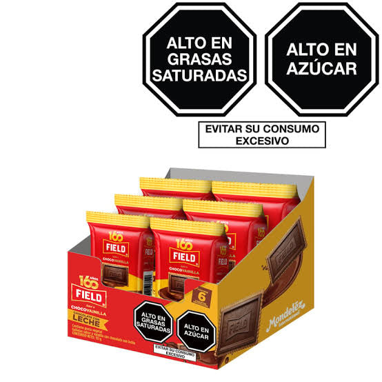 Field Choco Vainilla 6-packs de 2 (Chocolate con leche y Galleta de vainilla)