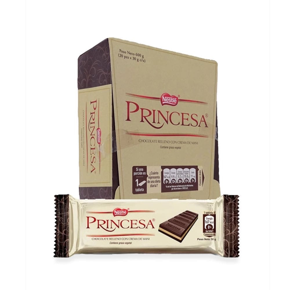 Chocolate Princesa Perú (20 pzs x 30 g)
