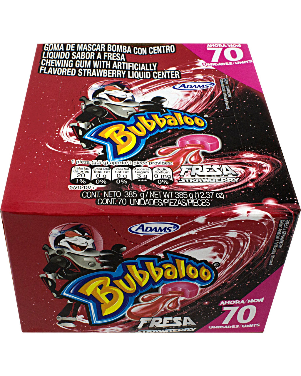 Bubbaloo Adam's (Fresa) 70 uns