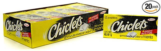 Chiclets Adams (20 unidades)