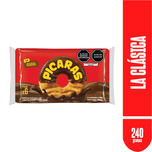 Picaras Galletas Chocolate (Pack de 6)