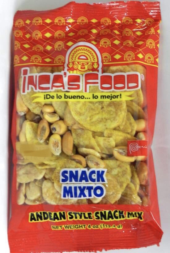 Snack Mixto Habitas, Canchita y Chifles Fritos (4 Oz)